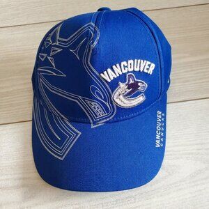 Vancouver Canucks Youth Hat Cap New NWOT Adjustable Back  Look